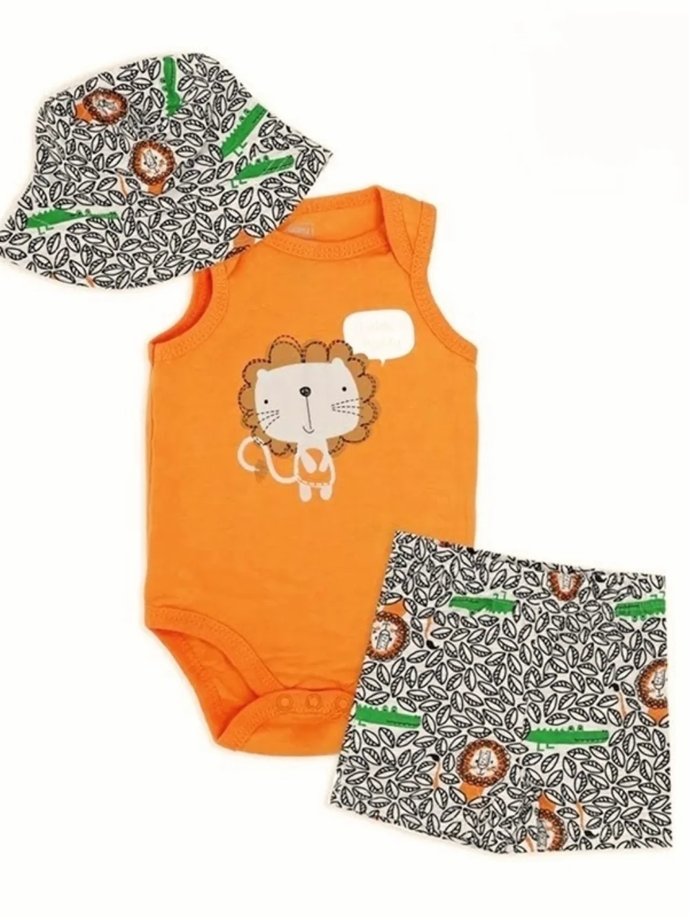 NWT Mini Hop 3 Piece Matching Set - Hat, Shorts, & Bodysuit